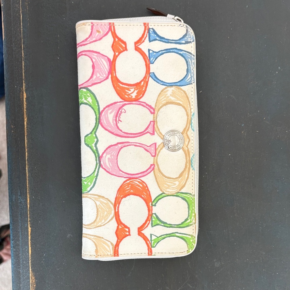 Coach Multicolor Clutch